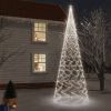 Karácsonyfák, vidaXL hideg fehér fényű karácsonyfa tüskével 3000 LED-del 800 cm