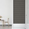 Fali panelek, vidaXL 12 db sötétszürke bársony fali panel 90x15 cm 1,62 m²