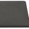 Fali panelek, vidaXL 12 db sötétszürke bársony fali panel 90x15 cm 1,62 m²