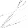Karácsonyfák, vidaXL fehér LED-es nyírfa 96 meleg fehér LED-del 180 cm