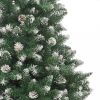 Karácsonyfák, vidaXL PVC műkarácsonyfa állvánnyal 150 cm