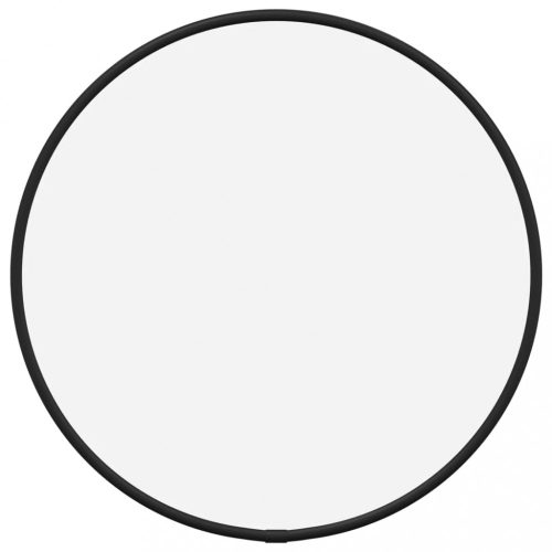 Tükrök, vidaXL fekete falitükör Ø 30 cm Kerek