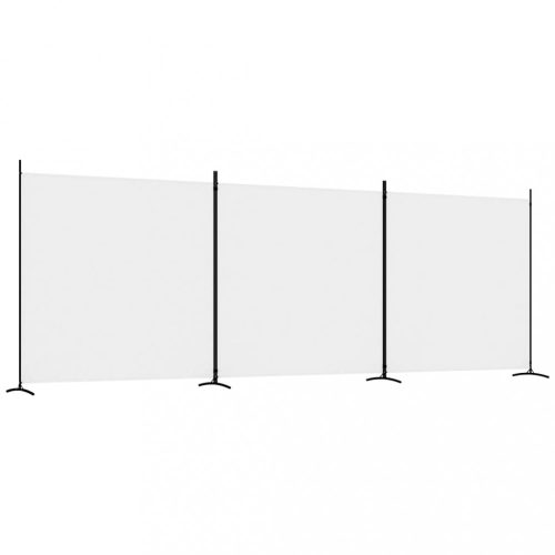 Térelválasztók, vidaXL 2 paneles fehér szövet térelválasztó 525x180 cm