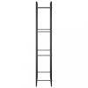 Fatároló és -szállítóeszközök, vidaXL fekete acél tűzifatároló állvány 50x28x132 cm