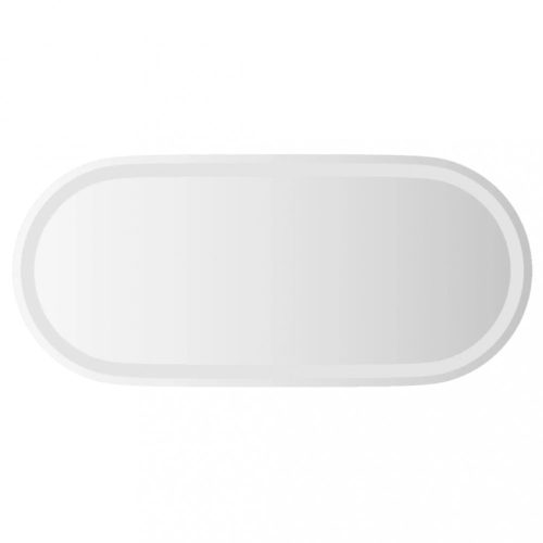 Tükrök, vidaXL ovális LED-es fürdőszobai tükör 80 x 35 cm