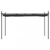 Kerti pavilon és előtető, vidaXL antracitszürke pergola behúzható tetővel 395 x 292 x 230 cm