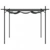 Kerti pavilon és előtető, vidaXL antracitszürke pergola behúzható tetővel 395 x 292 x 230 cm