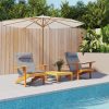 Székpárna és kanapé párnák, vidaXL 2 db szürke oxford-szövet Adirondack-székpárna
