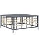 Kültéri kanapé szettek, vidaXL antracitszürke polyrattan kerti asztal 70 x 70 x 34 cm