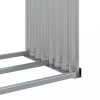 Fatároló és -szállítóeszközök, vidaXL barna horganyzott acél rönktartó 120x45x100 cm
