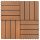 Padlóburkolatok és szőnyegek, WPC Csempe 30x30cm 11pcs 1m2 Barna