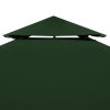Ponyva- és pavilon tetők, vidaXL zöld csere pavilon ponyvatető 310 g/m² 3 x 3 m