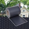 Kerítéspanelek, vidaXL sötétszürke kerti PVC árnyékoló kerítés 70 x 0,19 m