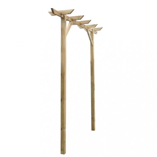 Kerti lugasok, apácarácsok, filagóriák, pergolák, vidaXL fa kerti pergola 205 x 40 x 203 cm