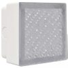 Kültéri világítás, 2 db LED földbe építhető izzó / kültéri lámpa 100 x 100 x 68 mm