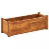 Virágcserepek és kaspók, vidaXL akácfa kerti magaságyás 76 x 27,6 x 25 cm