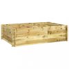 Virágcserepek és kaspók, vidaXL impregnált fa magaságyás 150 x 100 x 40 cm