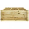 Virágcserepek és kaspók, vidaXL impregnált fa magaságyás 150 x 100 x 40 cm