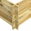 Virágcserepek és kaspók, vidaXL impregnált fa magaságyás 150 x 100 x 40 cm