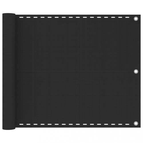 Kültéri napernyők és árnyékolók, vidaXL balkon napellenző HDPE 75x600 cm Antracit