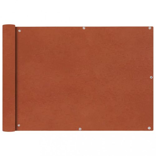Kültéri napernyők és árnyékolók, vidaXL 75x600 cm terrakotta Oxford szövetű erkély