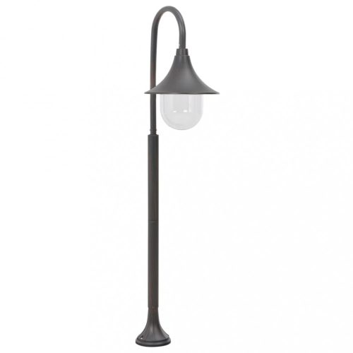 Kültéri világítás, vidaXL bronzszínű alumínium kerti állólámpa, E27, 120 cm