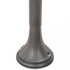 Kültéri világítás, vidaXL bronzszínű alumínium kerti állólámpa, E27, 120 cm