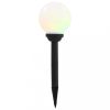Kültéri világítás, vidaXL 4 db napelemes kültéri LED gömblámpa, 15 cm RGB