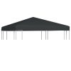 Ponyva- és pavilon tetők, vidaXL szürke pavilon tetőponyva 310 g/m², 3 x 3 m