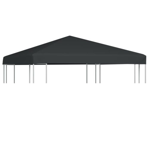 Ponyva- és pavilon tetők, vidaXL szürke pavilon tetőponyva 310 g/m², 3 x 3 m