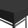 Ponyva- és pavilon tetők, vidaXL szürke pavilon tetőponyva 310 g/m², 3 x 3 m