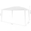 Kerti pavilon és előtető, vidaXL fehér rendezvénysátor 3 x 4 m
