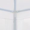 Kerti pavilon és előtető, vidaXL fehér PE rendezvénysátor 3 x 9 m