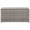 Kerti tárolódobozok, vidaXL szürke polyrattan kerti tárolóláda 100 x 50 x 50 cm