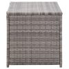 Kerti tárolódobozok, vidaXL szürke polyrattan kerti tárolóláda 100 x 50 x 50 cm