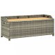 Kerti padok, vidaXL szürke polyrattan kerti tárolópad 120 cm