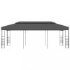Kerti pavilon és előtető, vidaXL antracitszürke pavilon 3 x 6 m