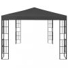 Kerti pavilon és előtető, vidaXL antracitszürke pavilon 3 x 4 m