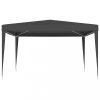 Kerti pavilon és előtető, vidaXL antracitszürke rendezvénysátor 4 x 4 m 90 g/m²