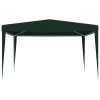 Kerti pavilon és előtető, vidaXL zöld rendezvénysátor 4 x 4 m 90 g/m²