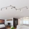Mennyezeti világítás tartozékai, 6 LED-es spot mennyezeti lámpa selyemfényű nikkel