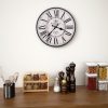 Faliórák, vidaXL vintage stílusú London mintás falióra 30 cm