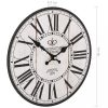 Faliórák, vidaXL vintage stílusú London mintás falióra 30 cm