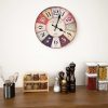 Faliórák, vidaXL vintage stílusú színes falióra, 30 cm átmérőjű