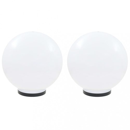Kültéri világítás, vidaXL 2 db LED gömblámpa 40 cm PMMA