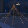 Karácsonyfák, vidaXL karácsonyi bel- és kültéri vízesés favilágítás 400 LED-del 2,5m