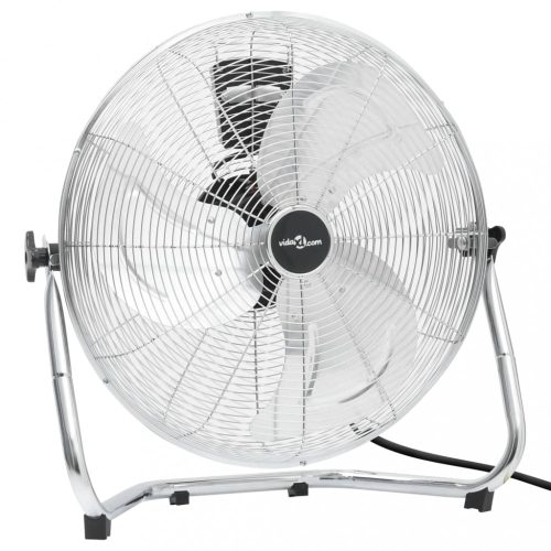 Szellőztető ventilátorok, vidaXL 3 sebességes króm padlóventilátor 60 cm 115,2 W