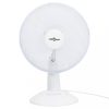 Asztali és toronyventilátorok, vidaXL 3 sebességes fehér asztali ventilátor 30 cm 40 W