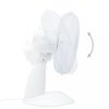 Asztali és toronyventilátorok, vidaXL 3 sebességes fehér asztali ventilátor 30 cm 40 W