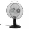 Asztali és toronyventilátorok, vidaXL 3 sebességes fekete asztali ventilátor 30 cm 40 W